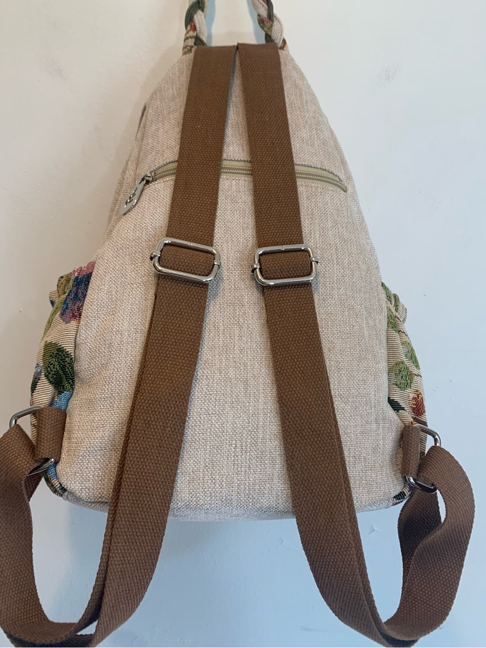 Cute Boho Small Backpack Handknit Bag - Picture 4 of 12